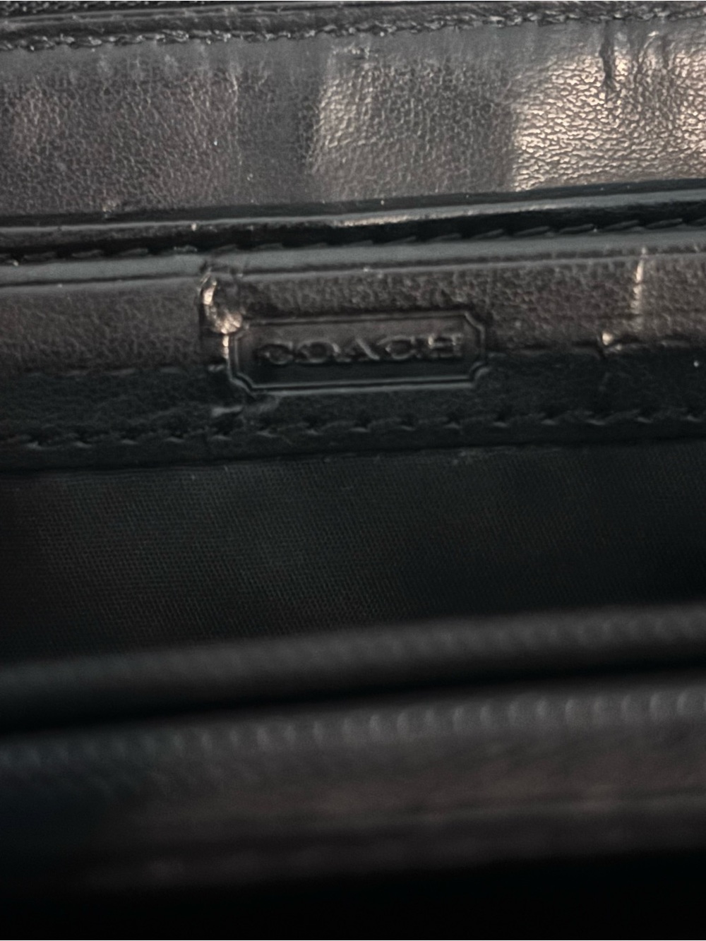 Upcycled Coach Signature Wallet - Picture 8 of 9